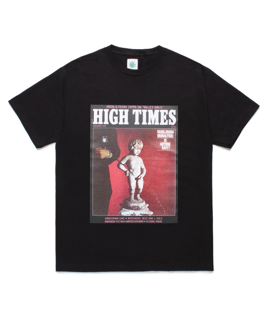 HIGH TIMES / CREW NECK T-SHIRT (TYPE-3)【BLACK】｜WACKO MARIA