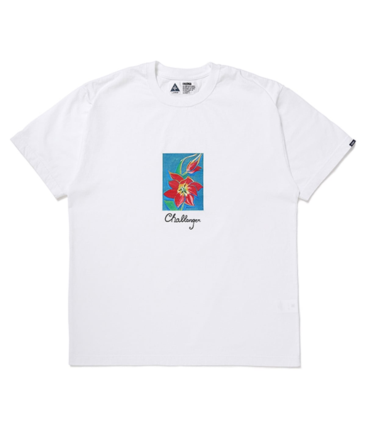 FLOWER TEE【WHITE】｜CHALLENGER｜MELTING POT（正規取扱店・通販）