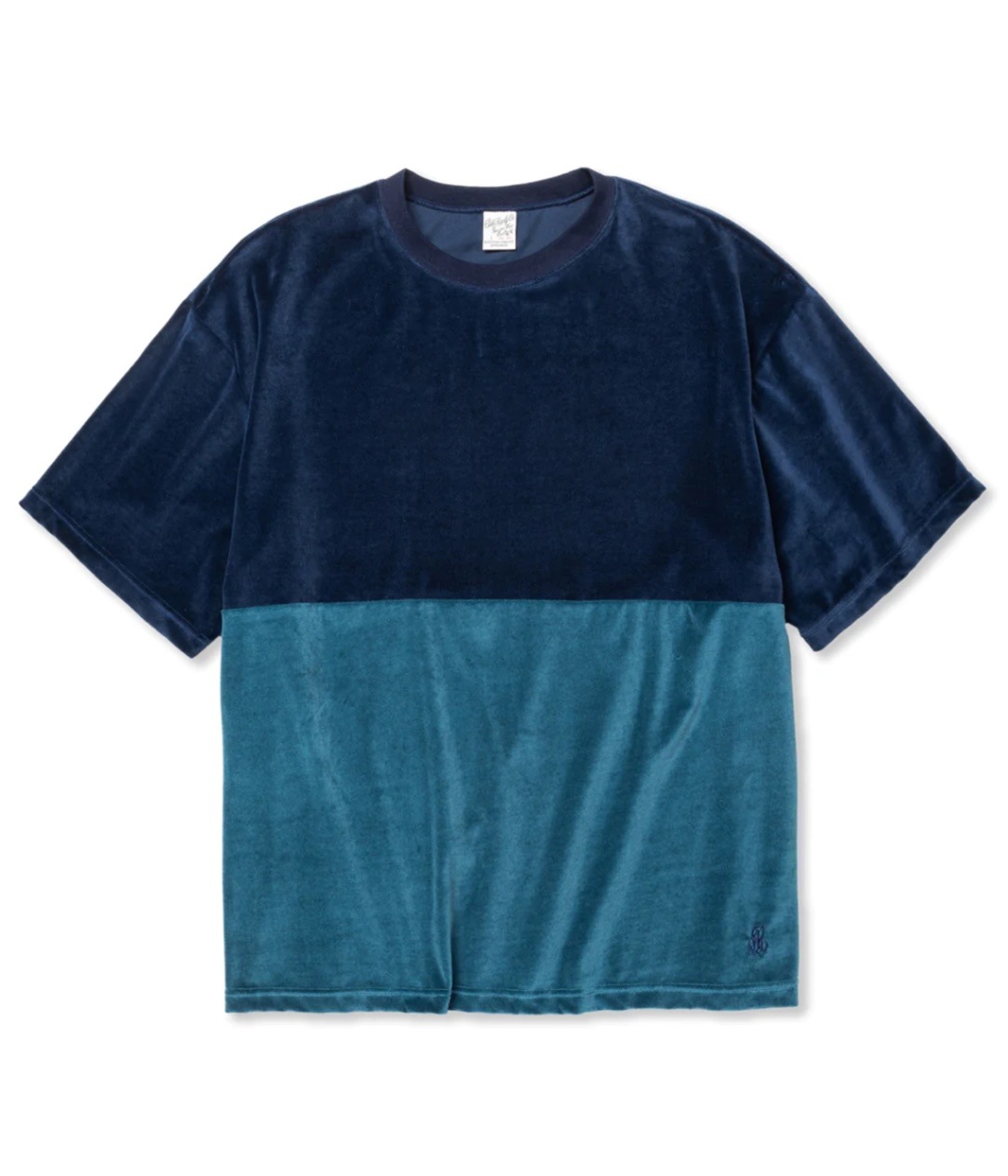 BICOLOR VELOUR DROP SHOULDER CS【3 Colors Available】