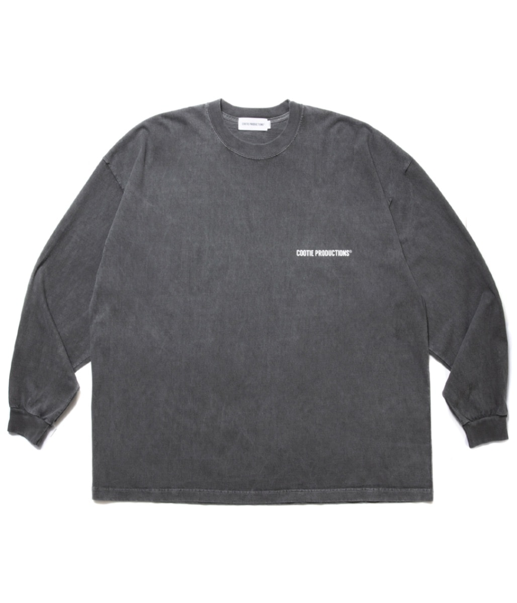 Pigment Dyed L/S Tee【BLACK】