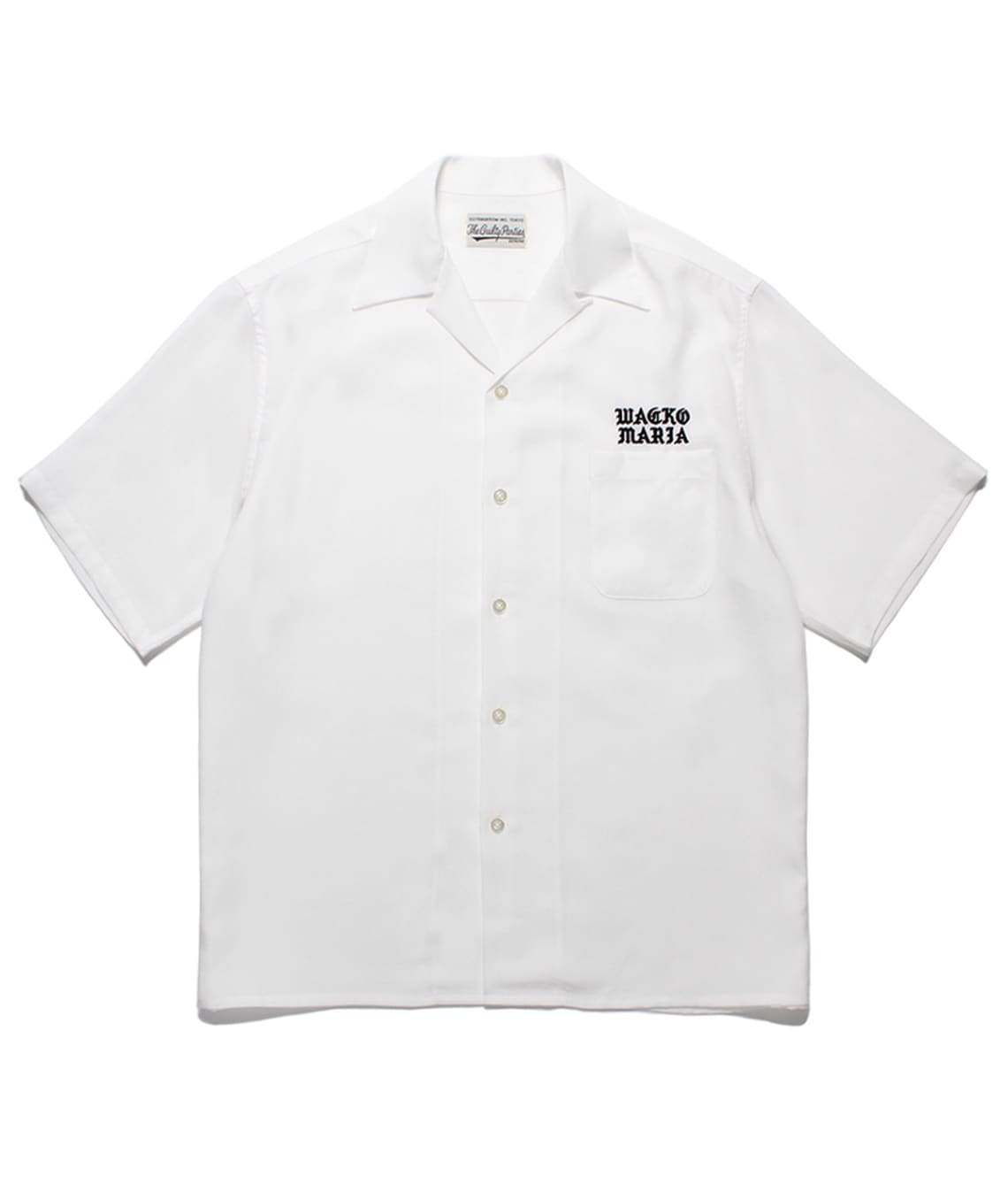 50'S OPEN COLLAR SHIRT S/S (TYPE-2)【WHITE】｜WACKO MARIA｜MELTING