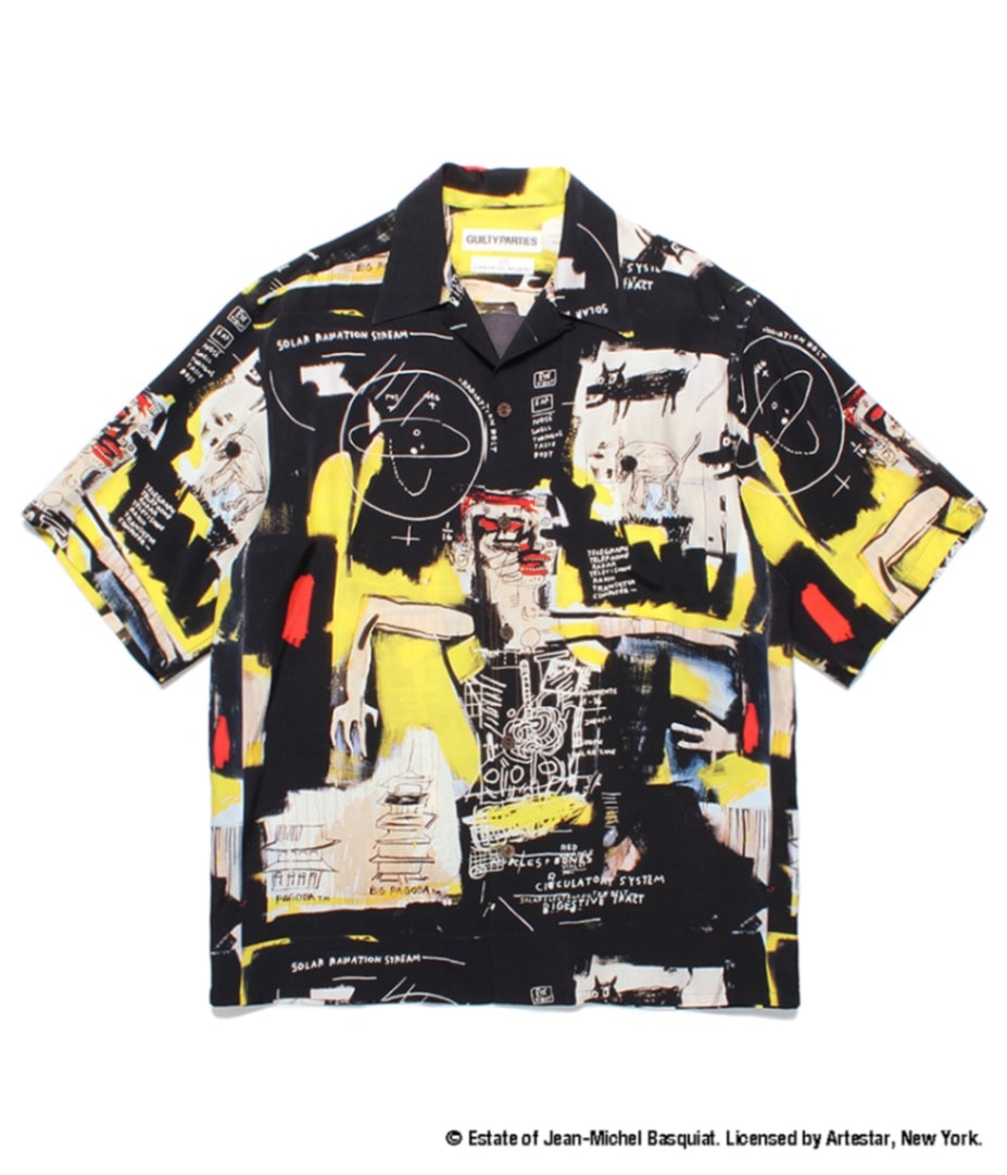 JEAN-MICHEL BASQUIAT / HAWAIIAN SHIRT (TYPE-1)【ONE】｜WACKO MARIA