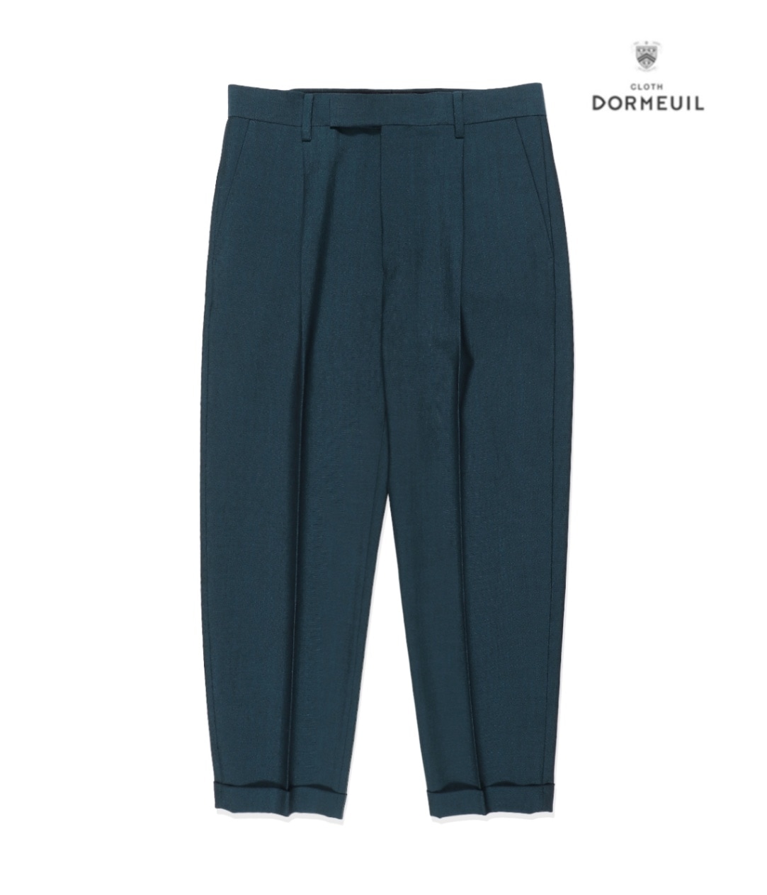 DORMEUIL / PLEATED TROUSERS (TYPE-1)【BLUE】