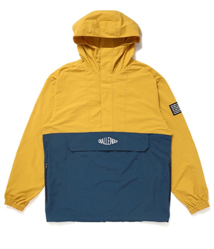 PACKABLE NYLON ANORAK【MUSTERD×D GREEN】