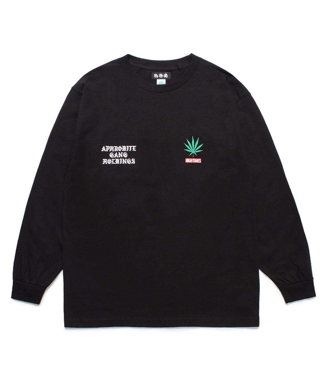 【WACKO MARIA】舐達麻 / HIGH TIMES / LONG SLEEVE T-SHIRT 舐達麻 / HIGH TIMES / LONG SLEEVE T-SHIRT【BLACK】|WACKO