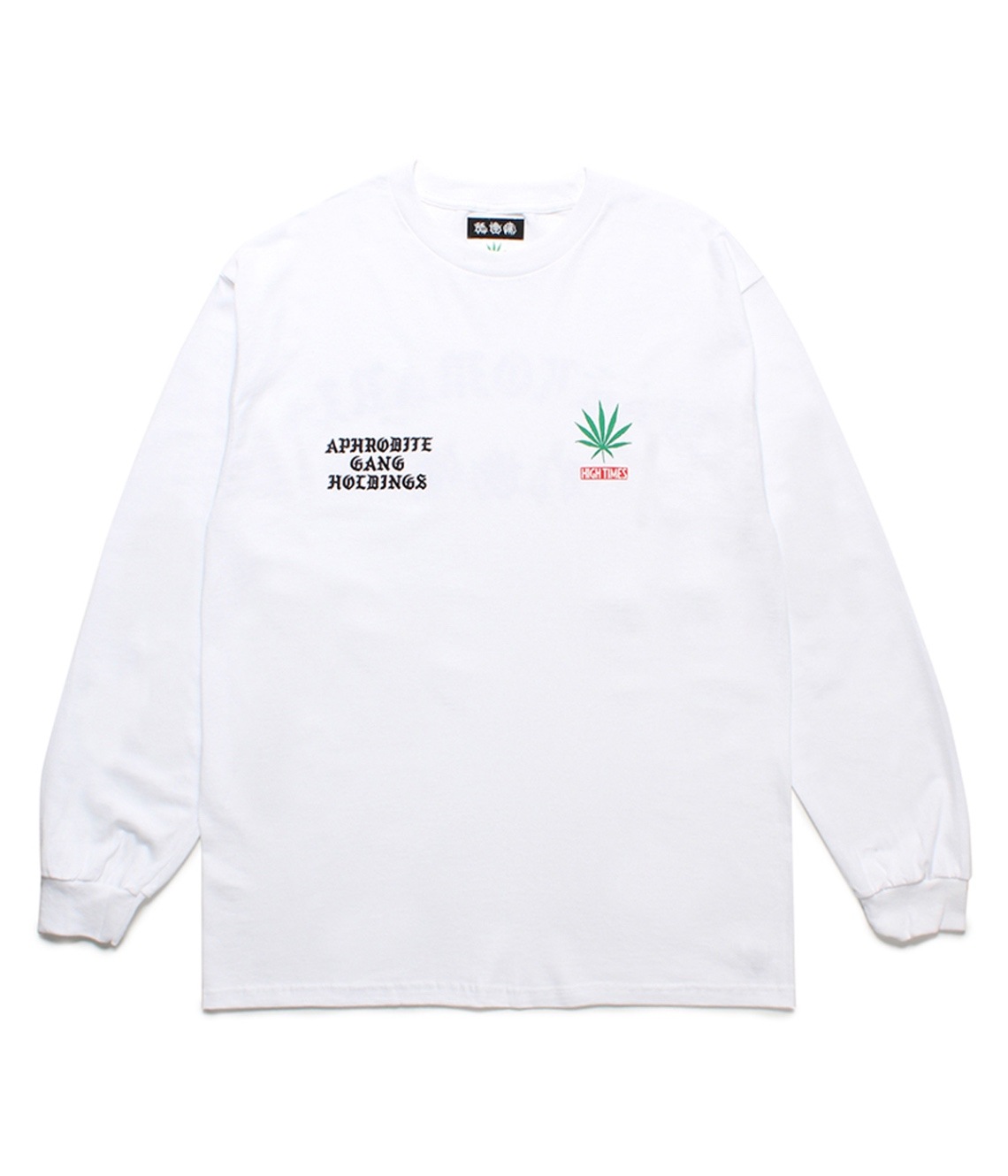 【WACKO MARIA】舐達麻 / HIGH TIMES / LONG SLEEVE T-SHIRT 舐達麻 / HIGH TIMES / LONG SLEEVE T-SHIRT【WHITE】|WACKO