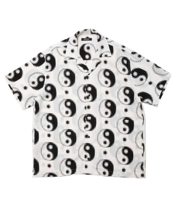 R9 YIN-YANG S/S SHIRT【WHITE】