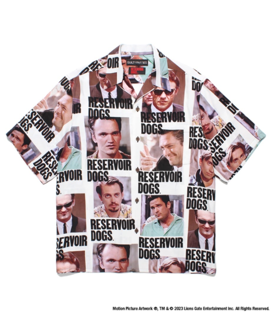 RESERVOIR DOGS / HAWAIIAN SHIRT (TYPE-3)【WHITE】｜WACKO MARIA