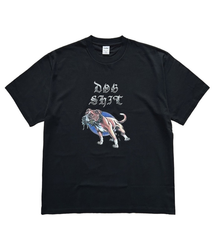 DOG SHIT T SHIRT【BLACK】