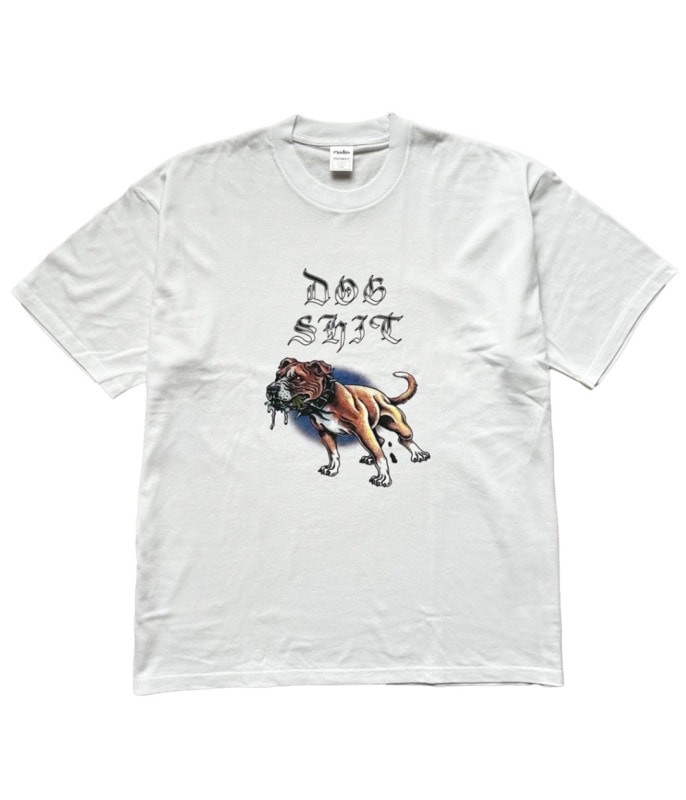 DOG SHIT T SHIRT【WHITE】