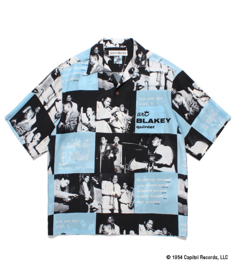 トップス WACKO MARIA BLUE NOTE HAWAIIAN SHIR WACKO MARIA/BLUE NOTE / HAWAIIAN SHIRT（ONE）［ハワイアン