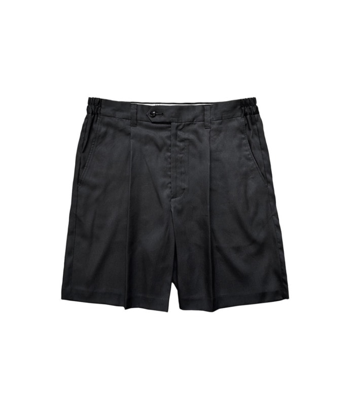 TENCEL RAYON SHORTS【BLACK】