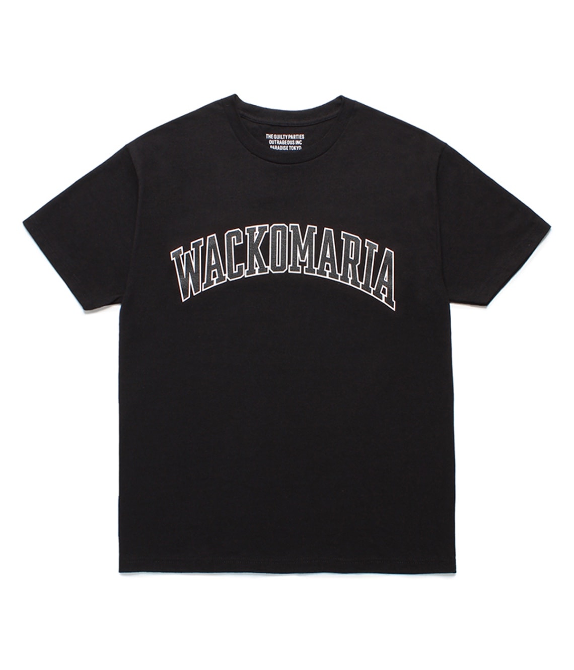 【WACKO MARIA】CREW NECK T-SHIRT ( TYPE-8 ) CREW NECK T-SHIRT (TYPE-8)【BLACK】|WACKO MARIA|MELTING