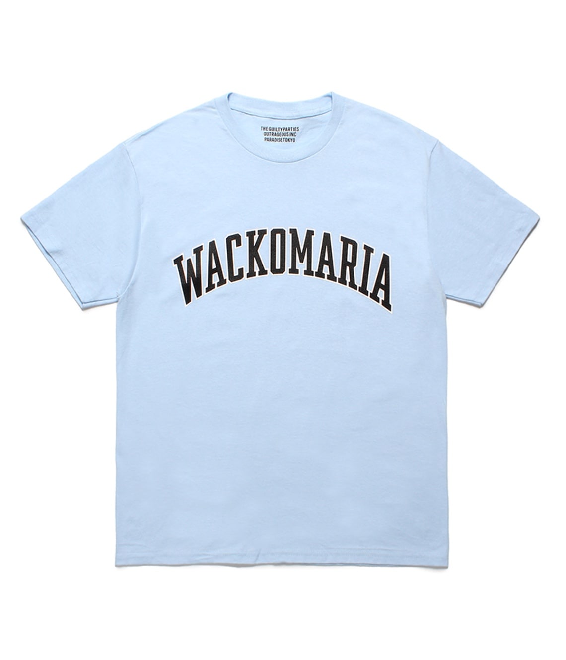 CREW NECK T-SHIRT (TYPE-8)【LIGHT BLUE】｜WACKO MARIA｜MELTING POT