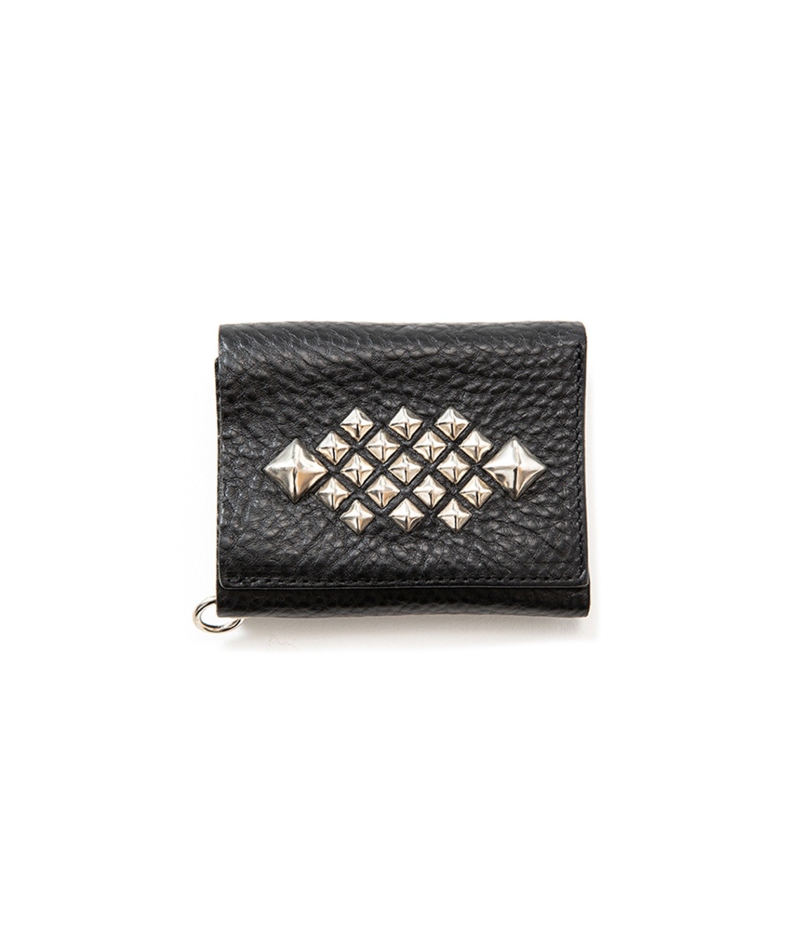 STUDS LEATHER MULTI WALLET【BLACK】