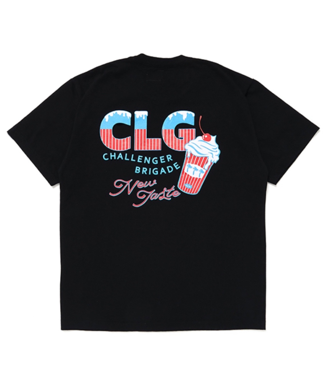 ICECREAM TEE【BLACK】｜CHALLENGER｜MELTING POT（正規取扱店・通販）