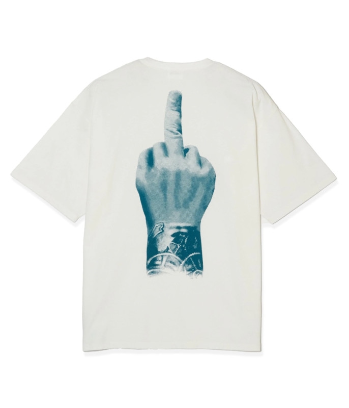 QUE MIRAS BOBO tee【WHITE】