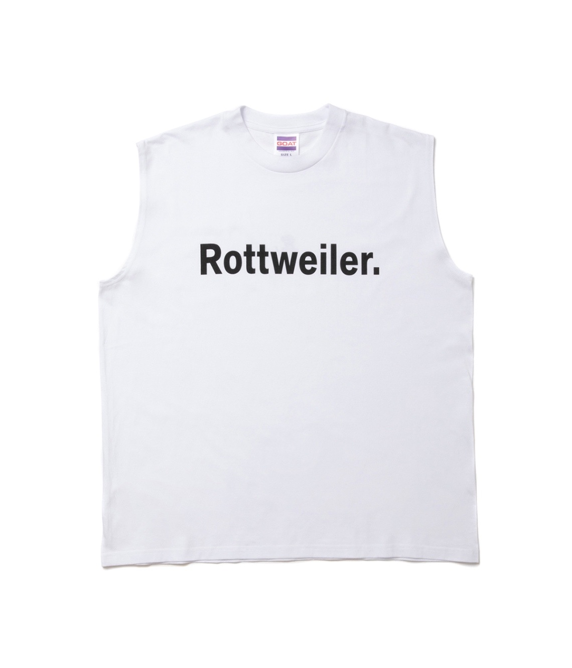 CLASSIC NO SLEEVE TEE【WHITE】