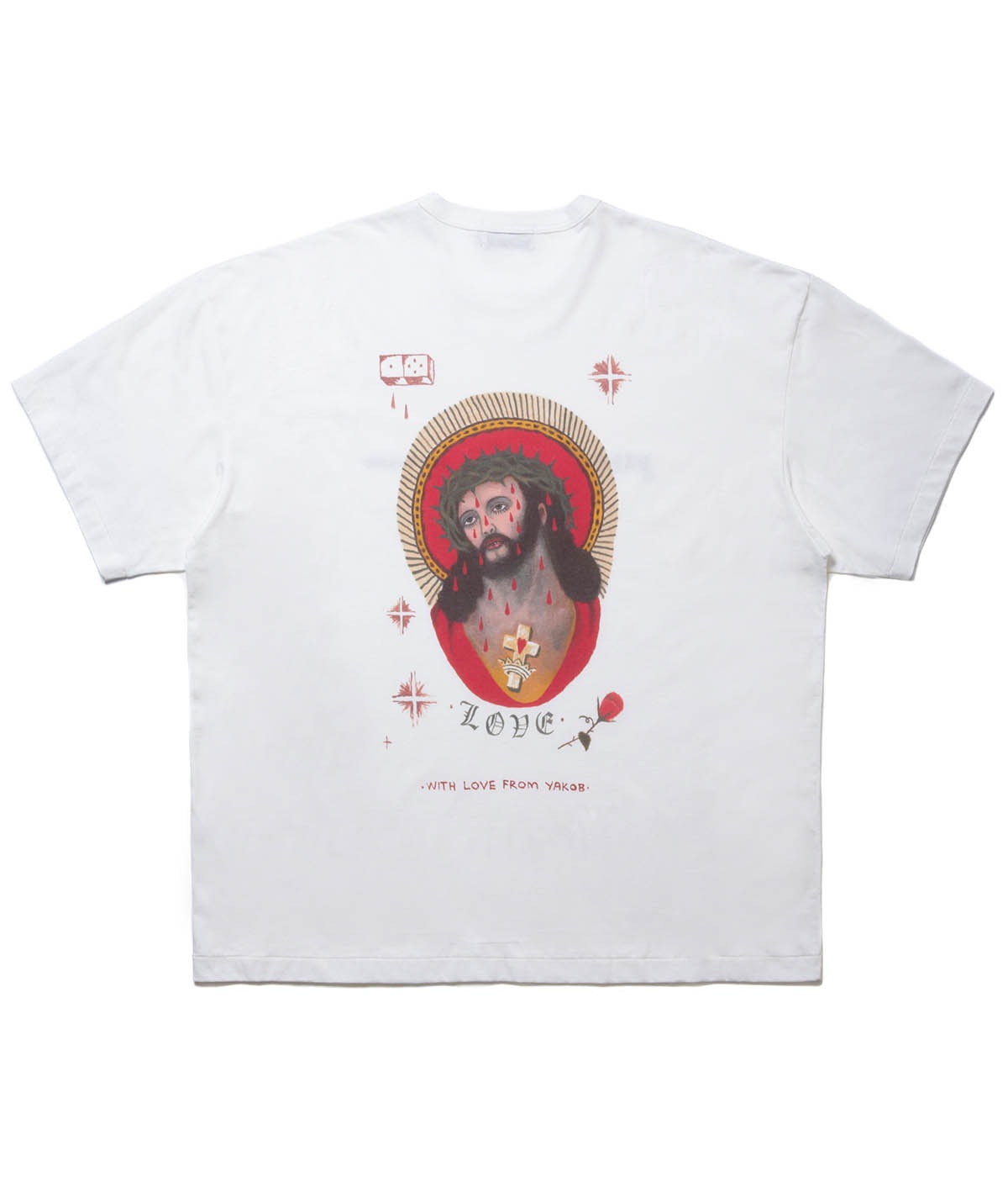 【中古・美品】18SS COOTIE Print S/S Tee (JESUS) クーティー Tシャツ スカムボーイ プリント BLACK X-LARGE 新作 COOTIE &frasl; Print Oversized S&frasl;S Tee (JESUS) -Black- | 80-HACHIMARU-