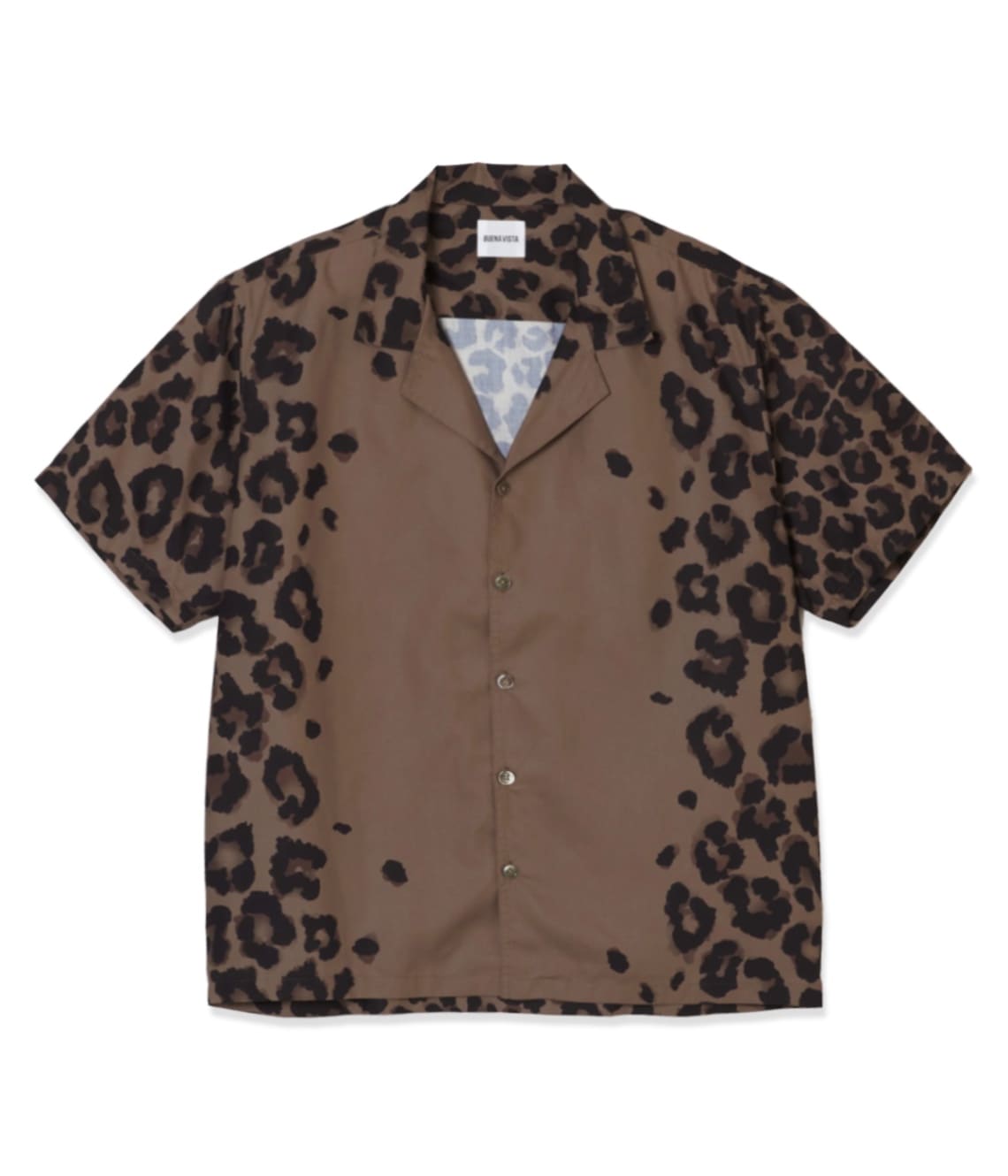 LEOPARD BOWLING SHIRT【BEIGE】