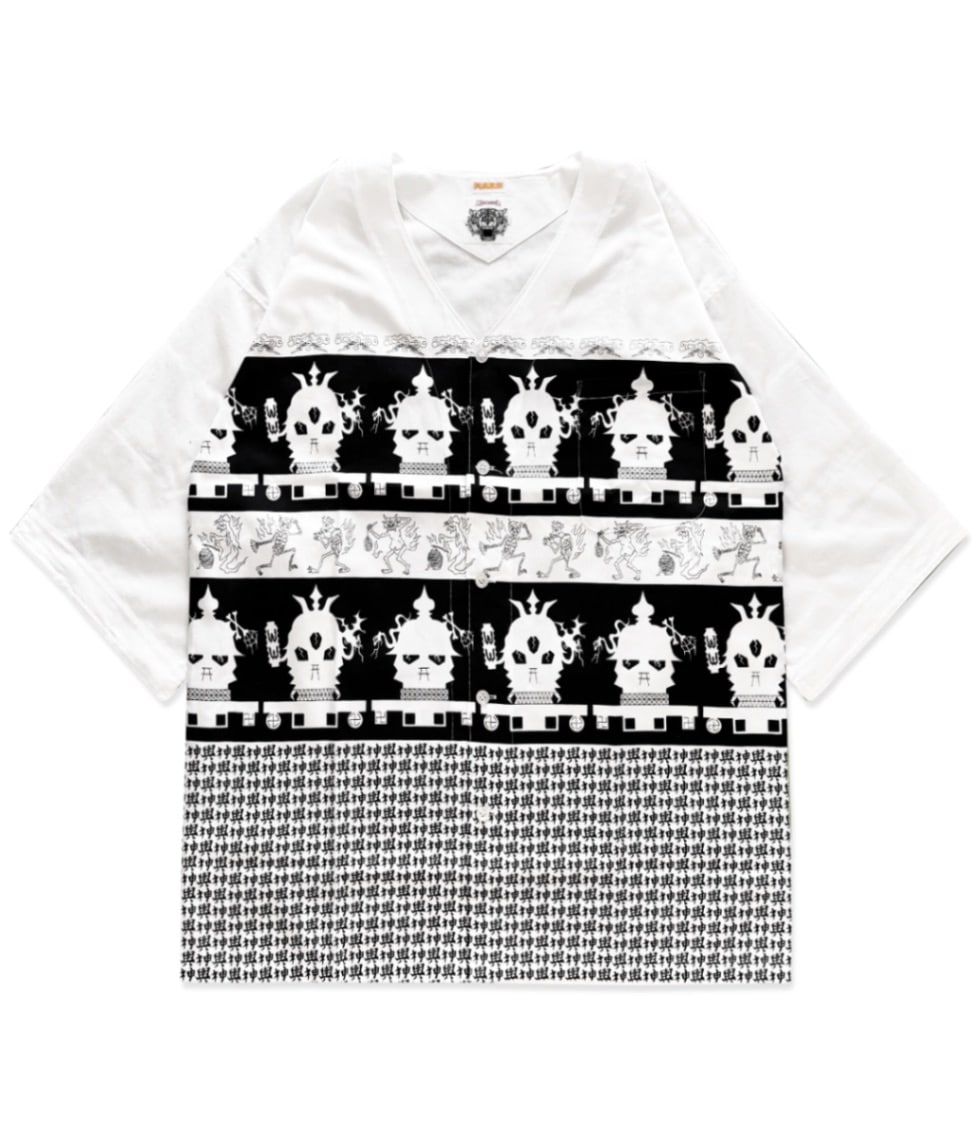 WOLF'S HEAD / DABO SHIRT【WHITE】