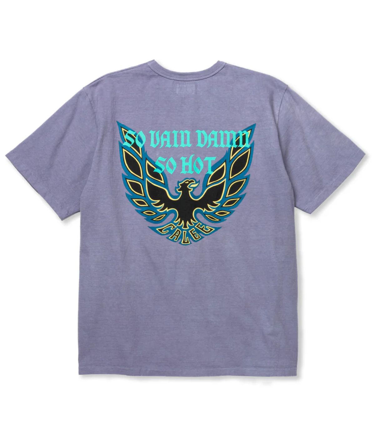 BINDER NECK WING LOGO VINTAGE TEE -NATURALLY PAINT DESIGN-【Lt.PURPLE】