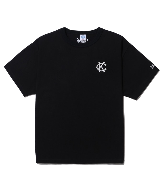 CALEE×KEBOZ CLASSIC LOGO S/S TEE【BLACK】