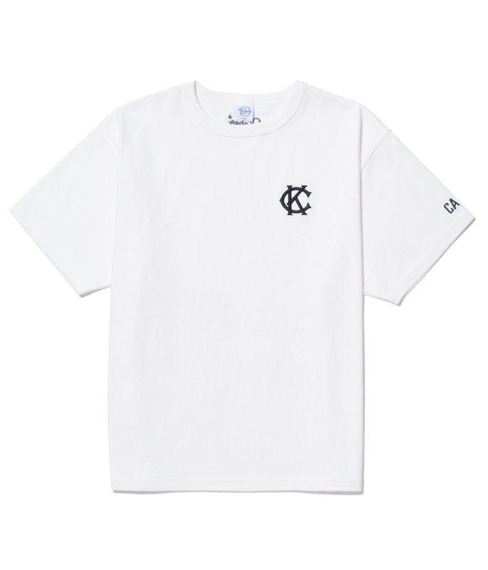 CALEE×KEBOZ CLASSIC LOGO S/S TEE【WHITE】