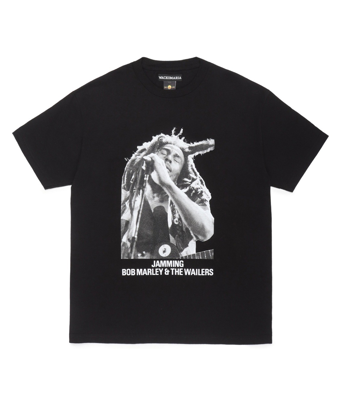 BOB MARLEY / CREW NECK T-SHIRT (TYPE-2)【BLACK】｜WACKO MARIA