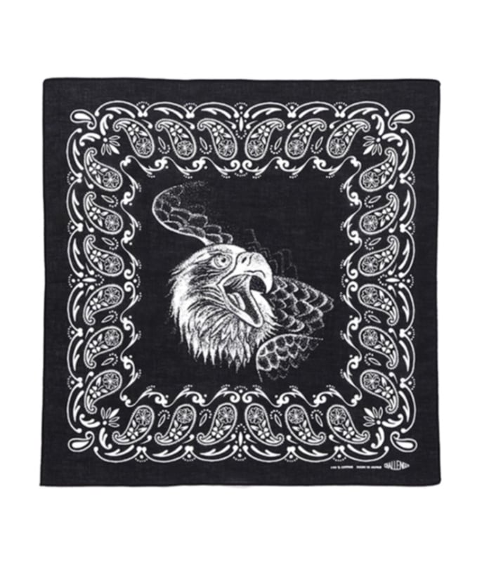 EAGLE HEAD BANDANA【BLACK】