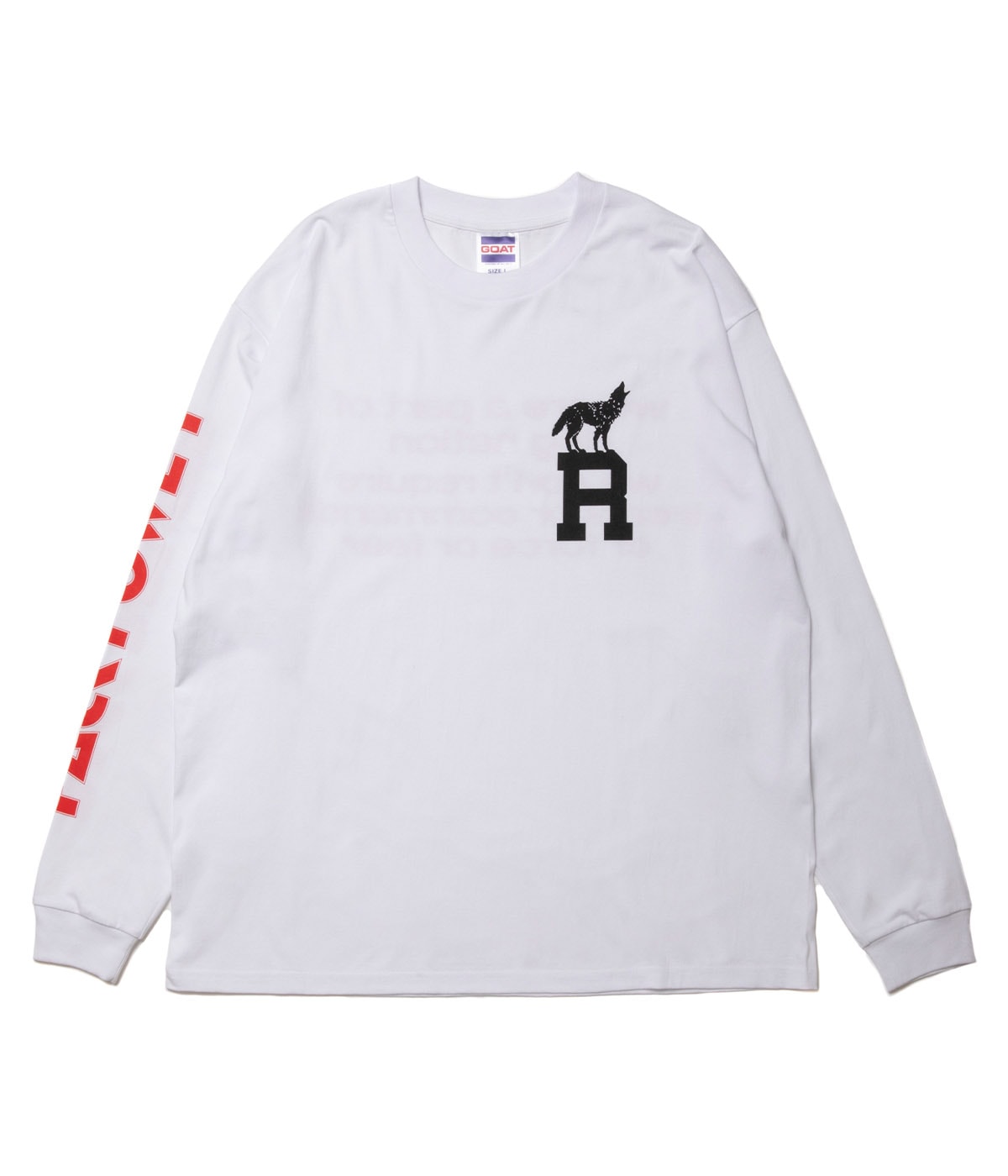 DOG LOGO LS TEE【WHITE】
