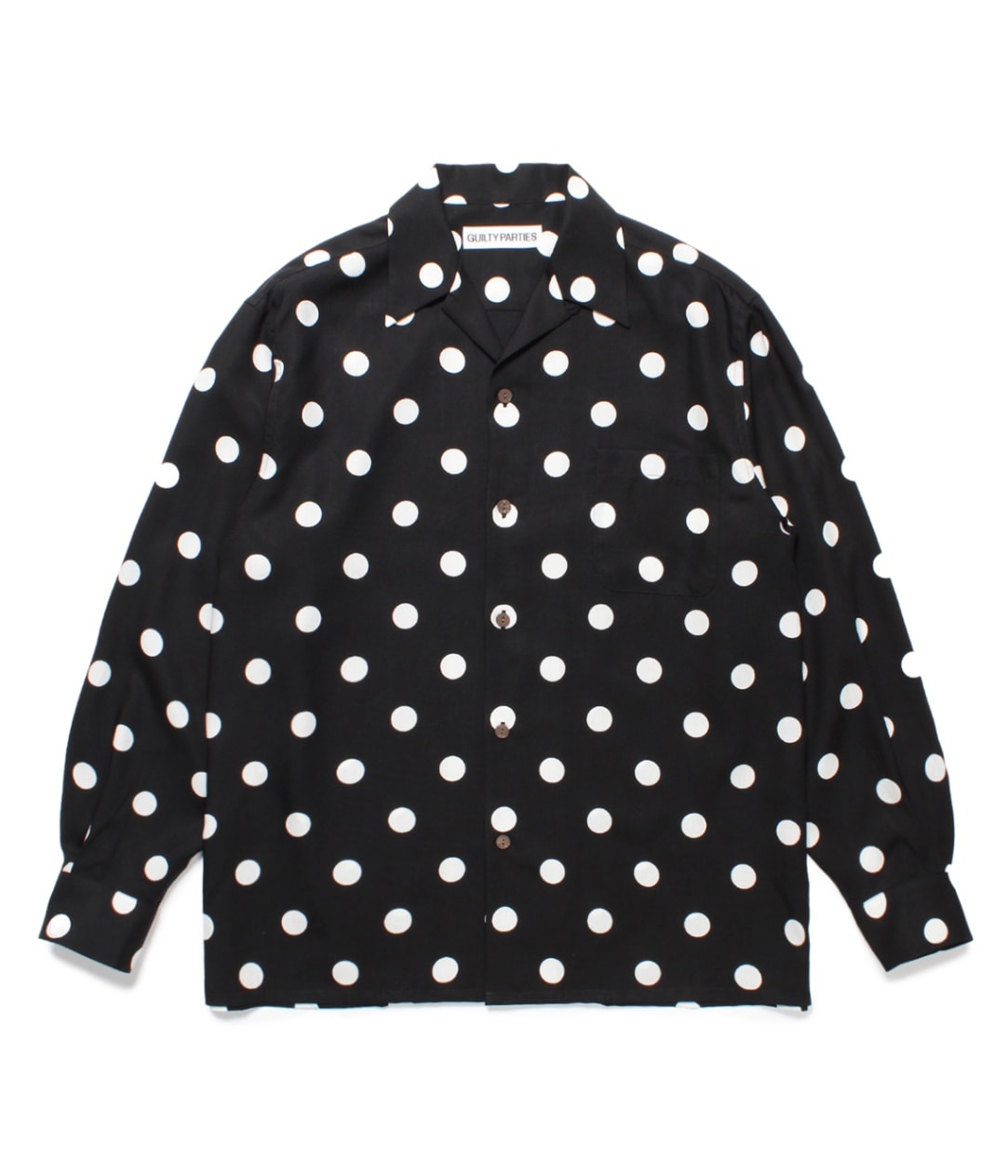 DOTS HAWAIIAN SHIRT【BLACK】｜WACKO MARIA｜MELTING POT（正規取扱店