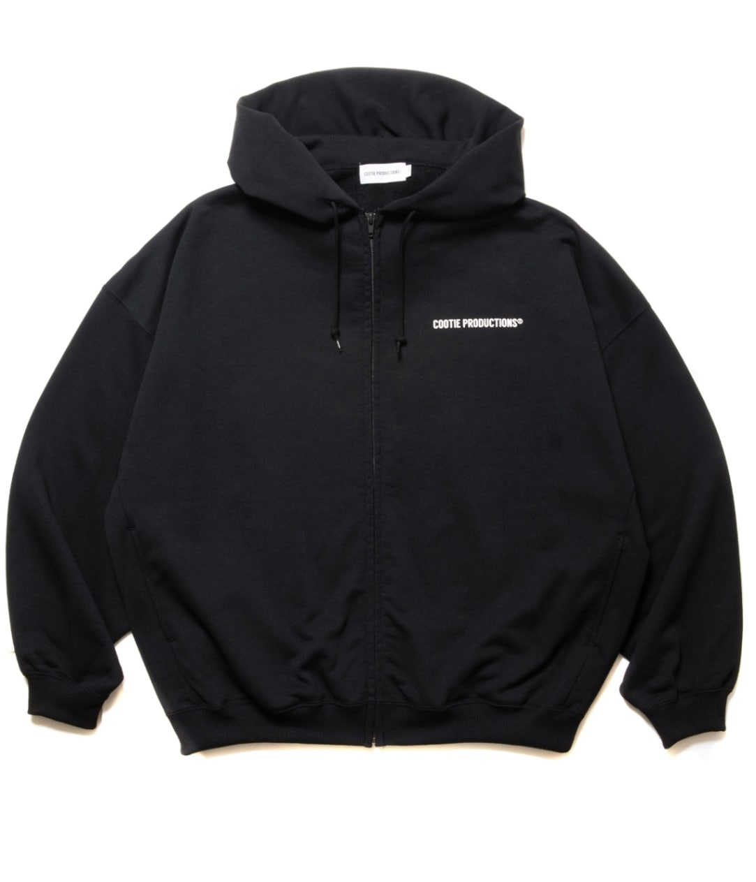 ★大人気商品★ Oversized Tech Dry Sweat Hoodie【BLACK】｜COOTIE Up Zip トップス