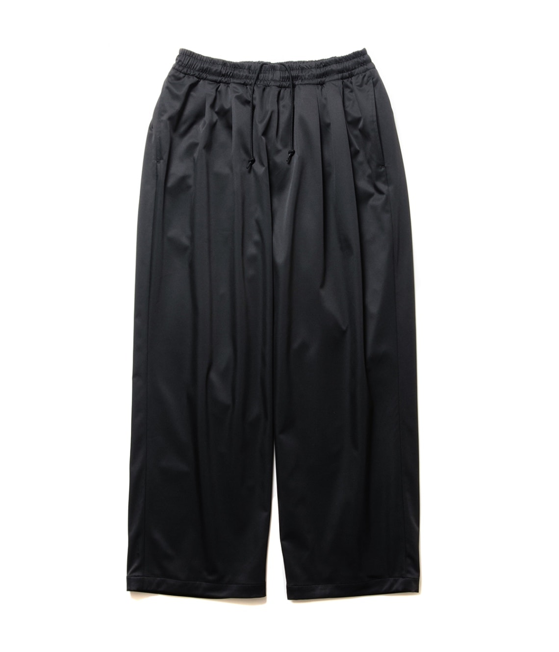 Polyester Twill 2 Tuck Track Pants【BLACK】｜COOTIE PRODUCTIONS 