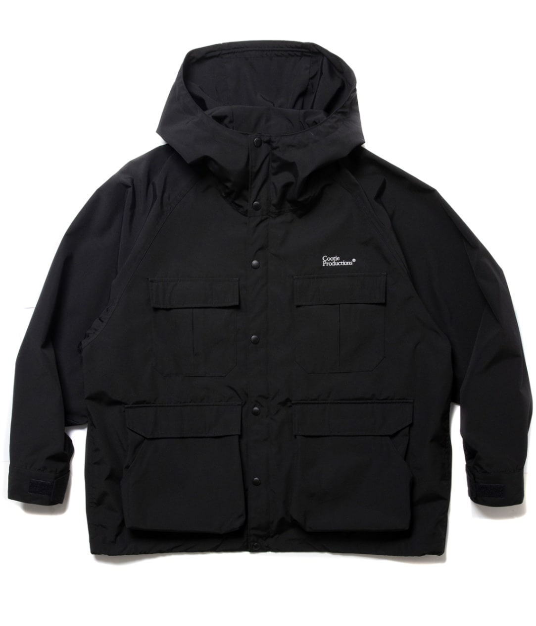 ジャケット・アウター Cootie T/C WEATHER HOODED SHELL JACKET T/C Weather Hooded Shell Jacket【BLACK】｜COOTIE PRODUCTIONS