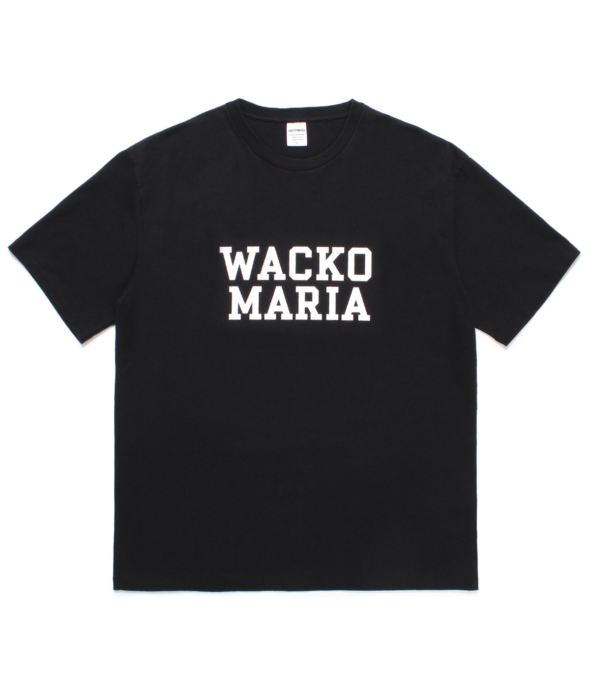 WASHED HEAVY WEIGHT T-SHIRT (TYPE-4)【BLACK】｜WACKO MARIA