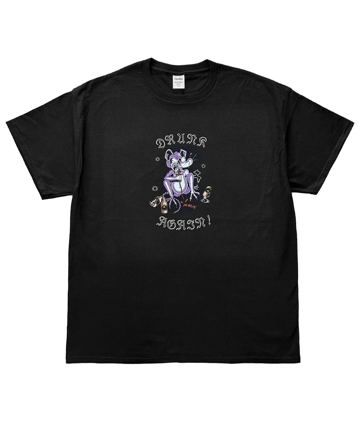 DRUNK AGAIN T SHIRTS【BLACK】｜EXODUS｜MELTING POT（正規取扱店・通販）