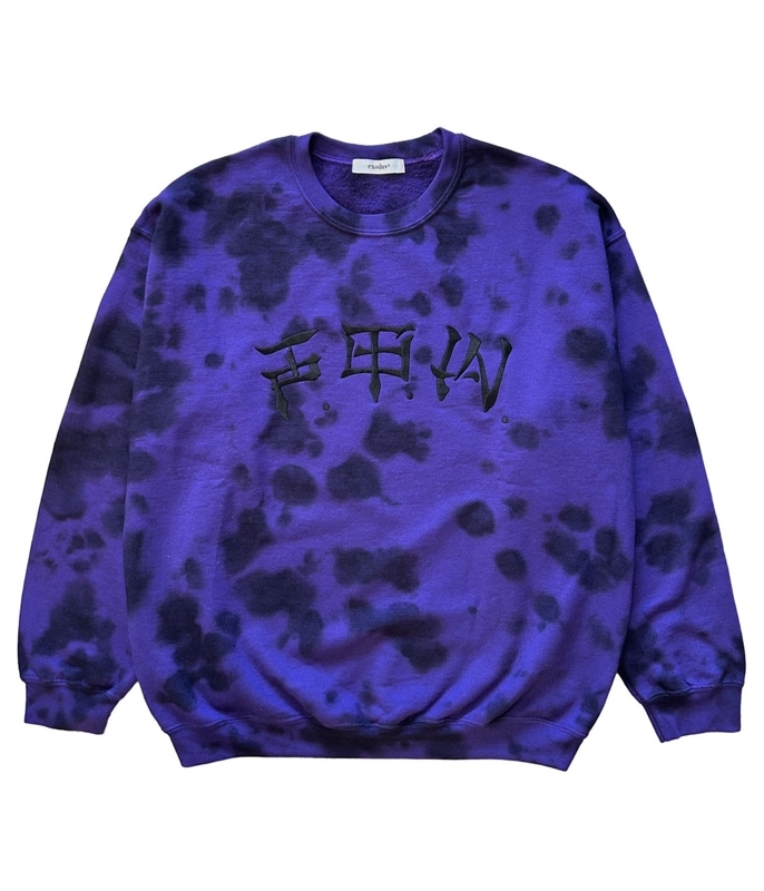 F.T.W. TIE DYE SWEAT【PURPLE】