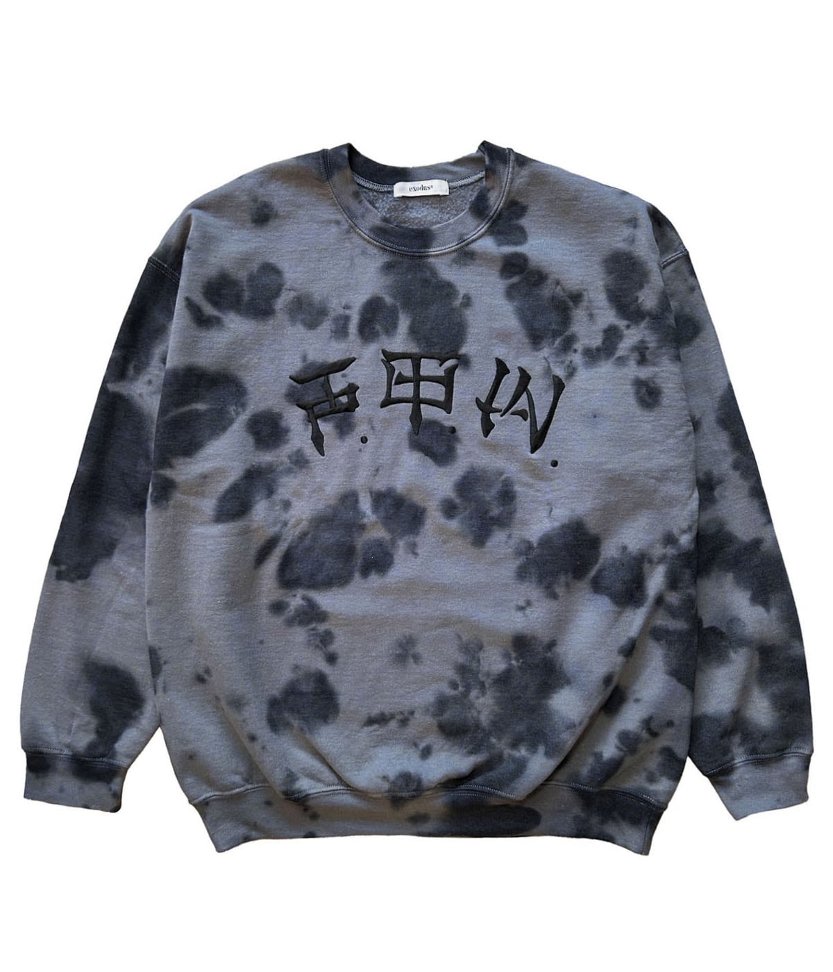 F.T.W. TIE DYE SWEAT【GRAY】｜EXODUS｜MELTING POT（正規取扱店・通販）
