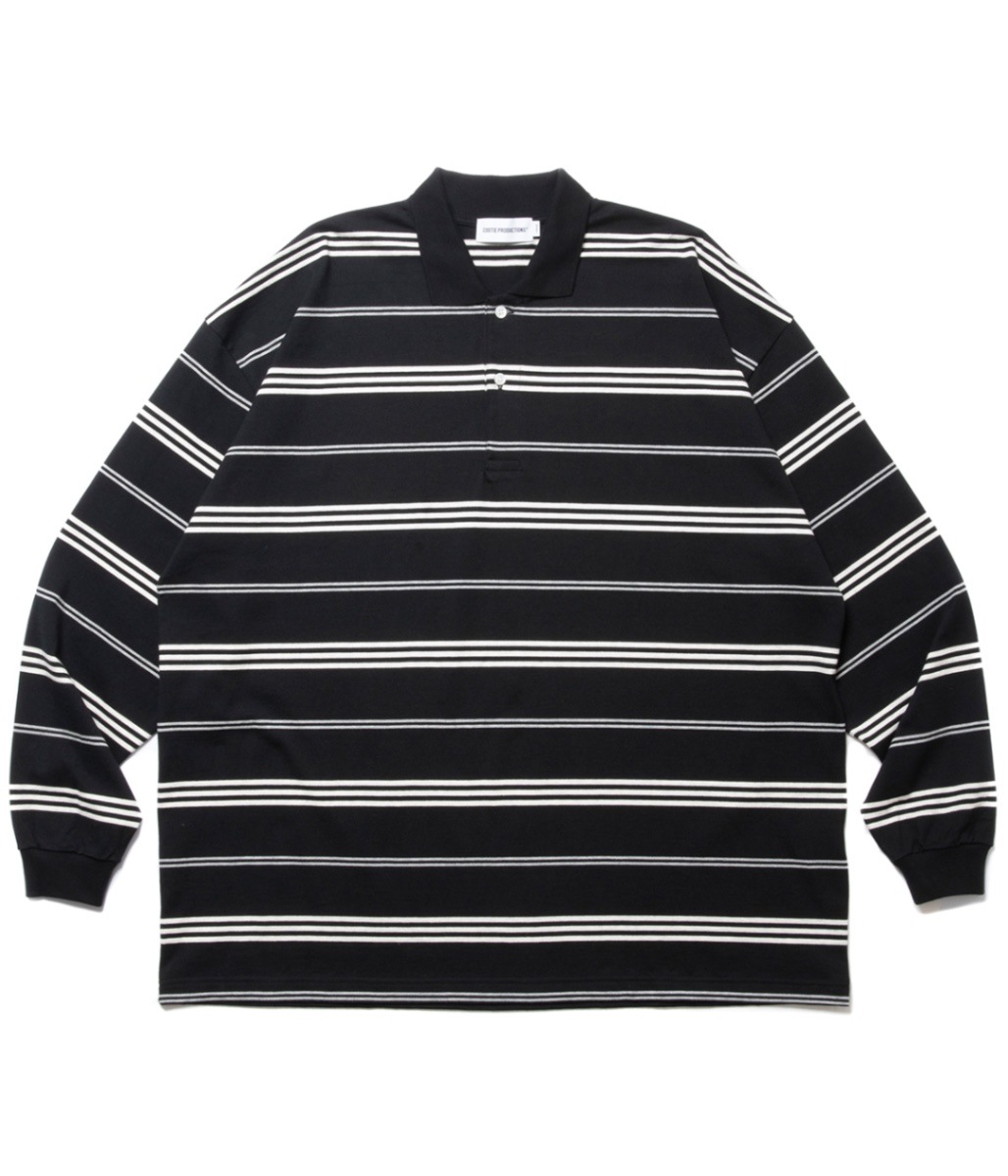 トップス COOTIE Border L/S Polo Border L/S Polo【BLACK】｜COOTIE PRODUCTIONS®︎｜MELTING POT