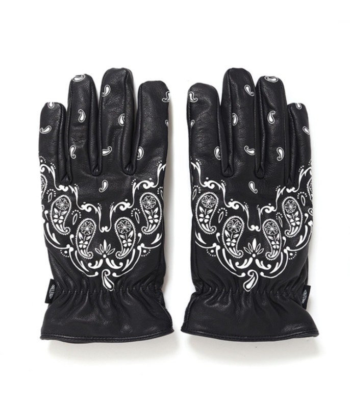 BANDANA LEATHER GLOVE【2 Colors Available】