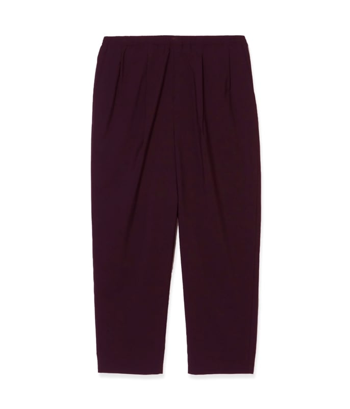 EASY TUCK SLACKS【BORDEAUX】