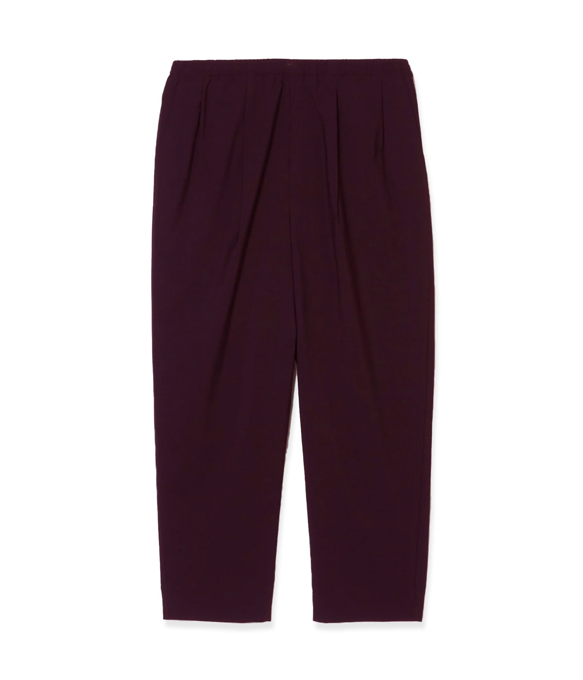 EASY TUCK SLACKS【BORDEAUX】