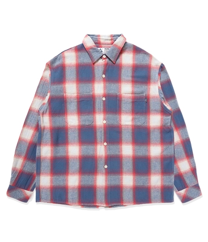 SHADOW PLAID SHIRT【BLUE×RED】