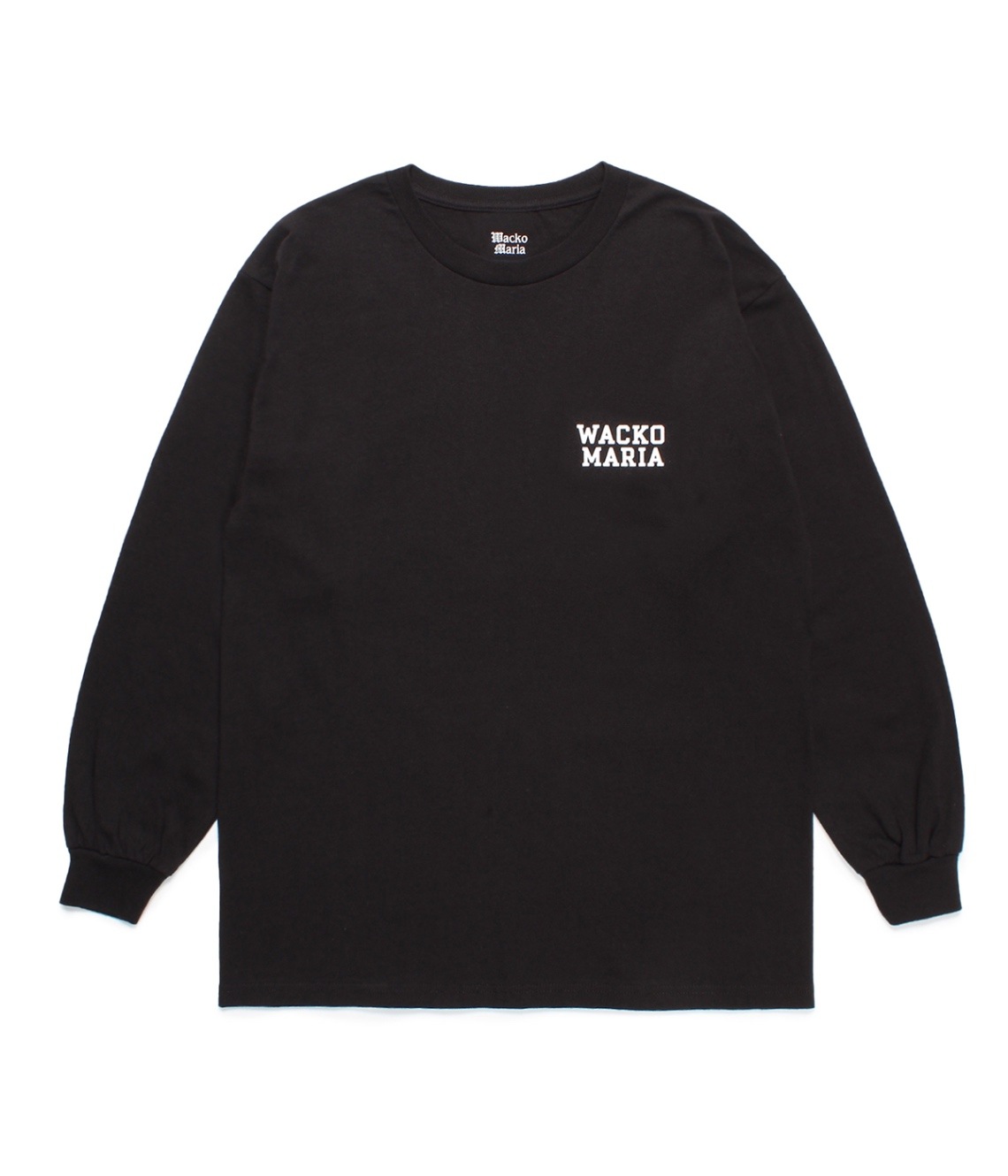 LONG SLEEVE T-SHIRT (TYPE-3)【BLACK】｜WACKO MARIA｜MELTING POT