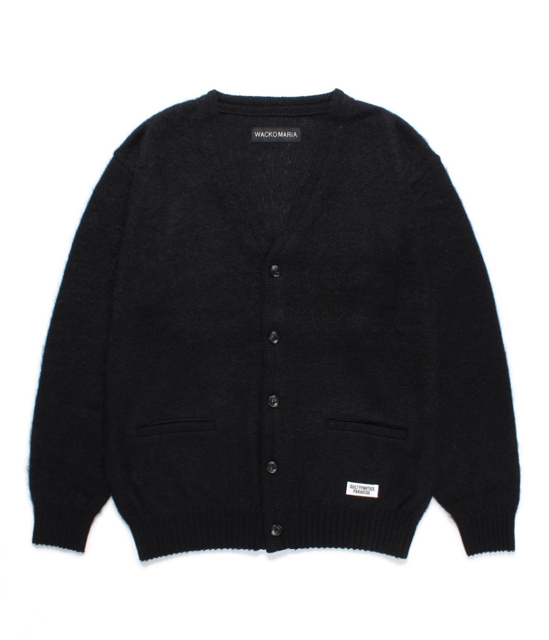 即完売WACKOMARIA MOHAIR KNIT CARDIGAN ブラックL