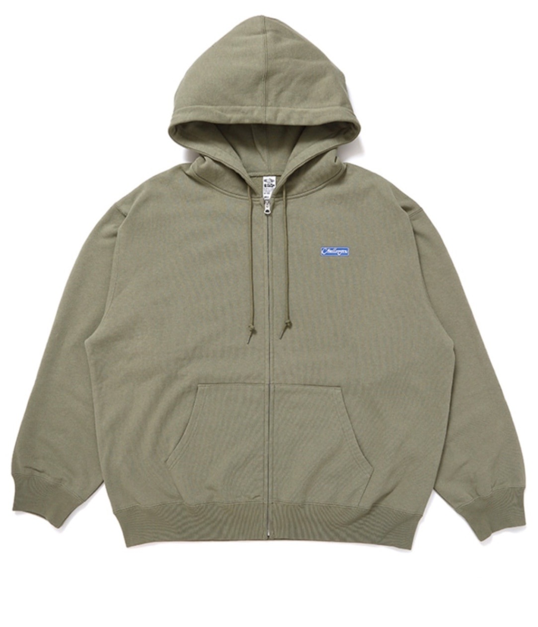 BAR LOGO ZIP HOODIE【KHAKI】