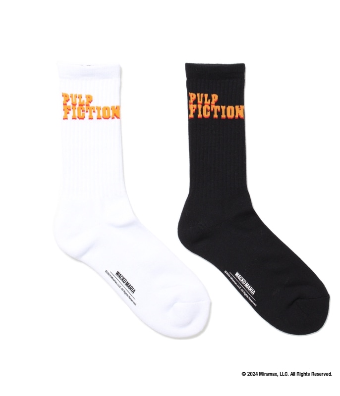 PULP FICTION / JACQUARD SOCKS【2 Colors Available】