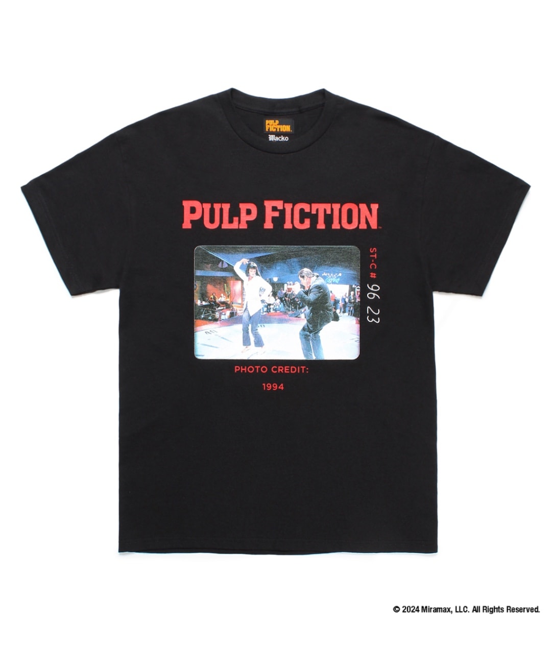 WACKO MARIA PULP FICTION ロンT 黒L 新品未使用 WACKO MARIA ワコマリア 24AW PULP FICTION CREW NECK SWEAT
