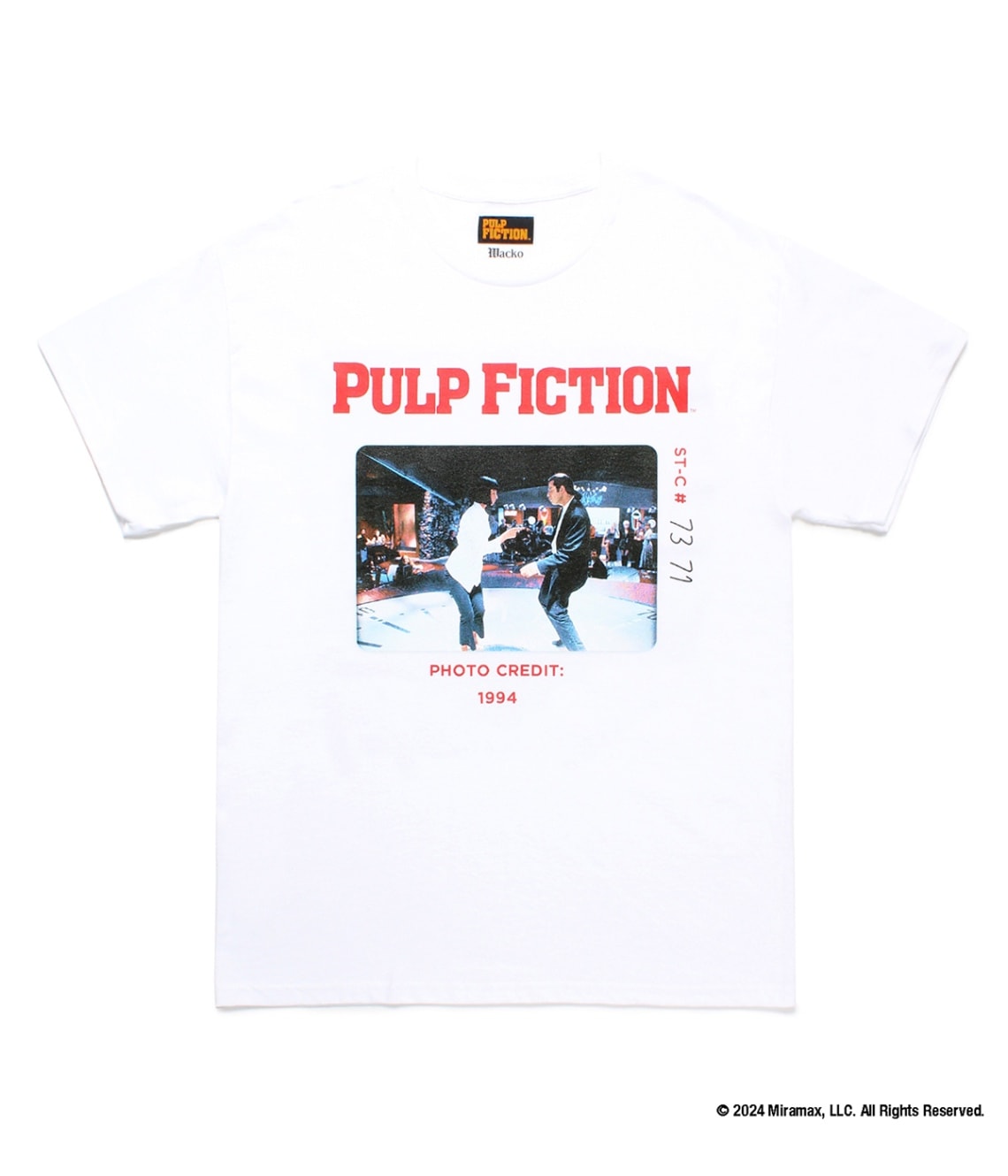 WACKO MARIA/PULP FICTION / T-SHIRT（BLACK）［プリントT-24